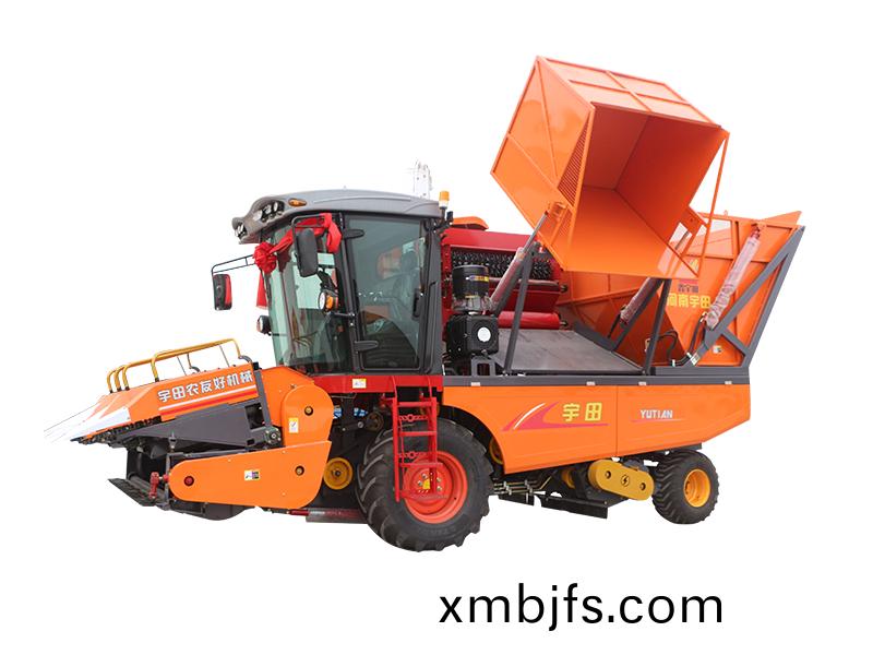 4YZB-4A3自走式穗莖兼收玉米(mi)收穫機