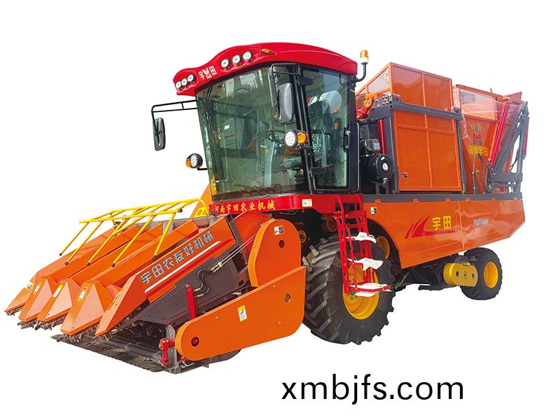 4YZB-4B自走式穗莖兼收玉米收穫機